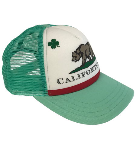 Califortunate Seafoam Green Trucker Hat