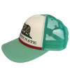 Califortunate Seafoam Green Trucker Hat