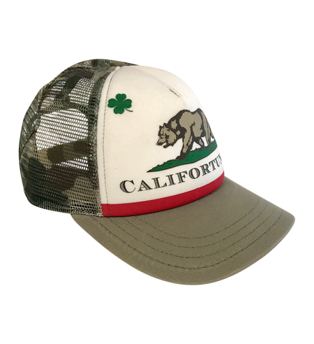 Califortunate Camouflage Trucker Hat